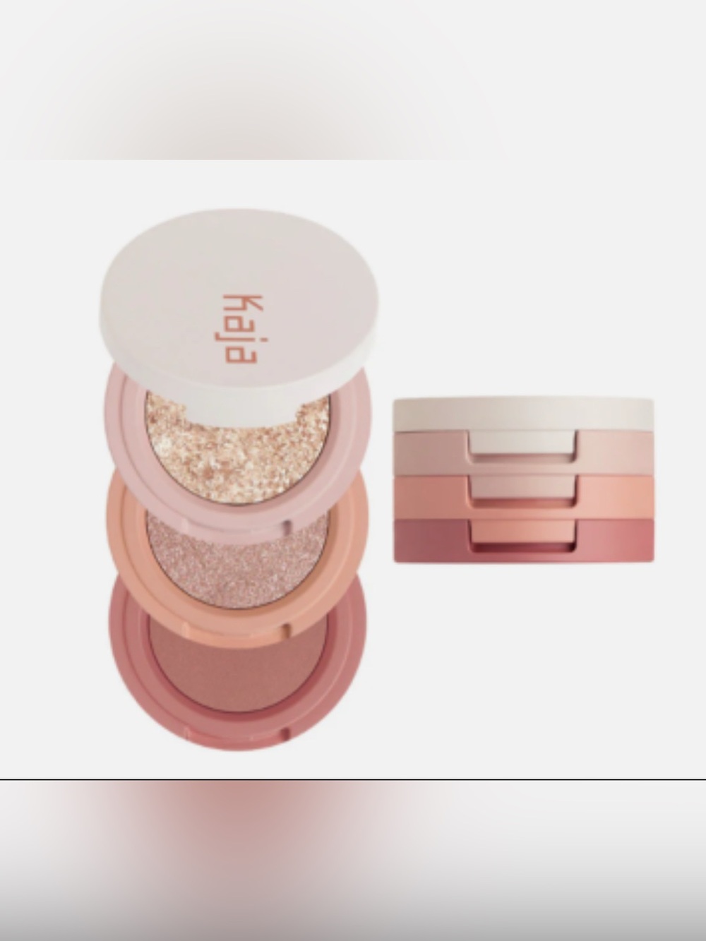 Kaja Beauty Bento Peach Madeline Mini Eyeshadow Trio - Peach Shades